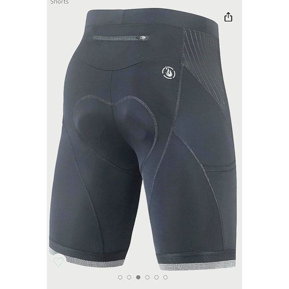 Beroy Mens Cycling Shorts Size XL- Black - Picture 2 of 6
